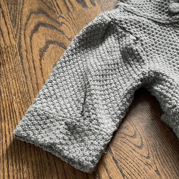 Gray cardigan coat - Picture 5 of 9